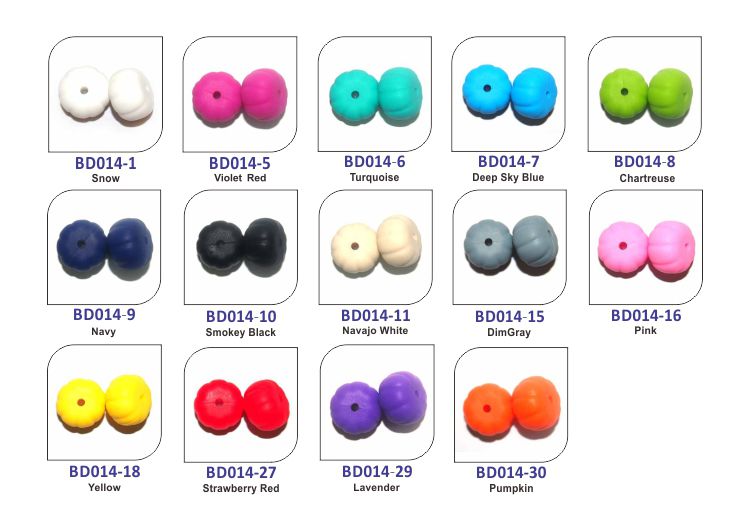 silicone bead - nontoxic food grade silicone bead for DIY necklcae