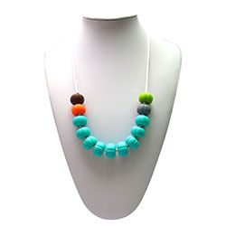 silicone bead necklace FK017