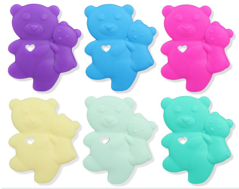 Our bear silicone teething Toy is great for soothing those achy gums