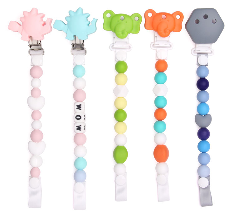 Silicone pacifier clips safety for babies amazon hot sell