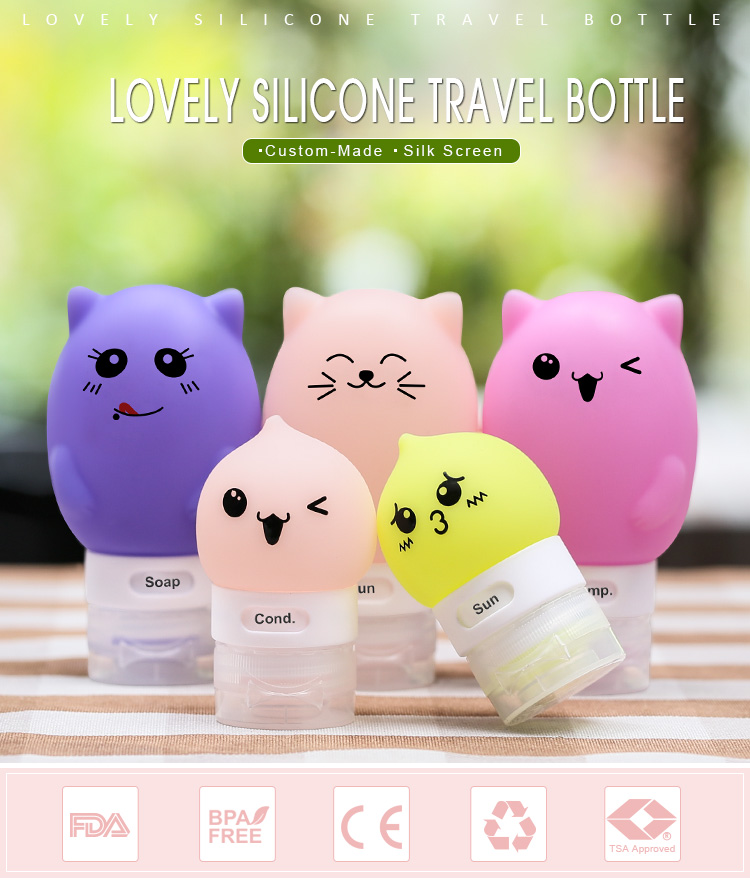 Cute travel bottle promotional gift,  cheap creative corporate gifts customization