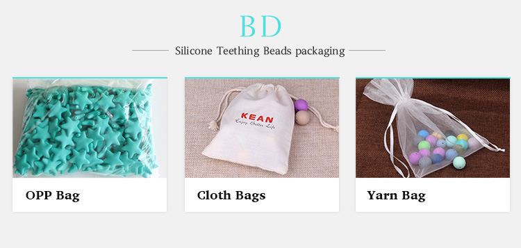 silicone baby beads packaging