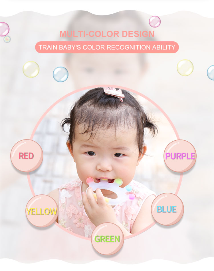 Silicone cooling teether