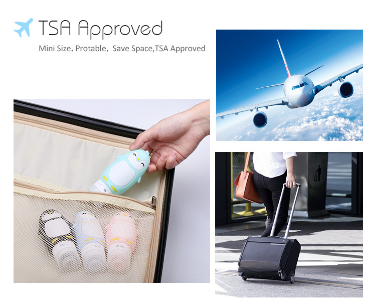 TSA approved travel containers