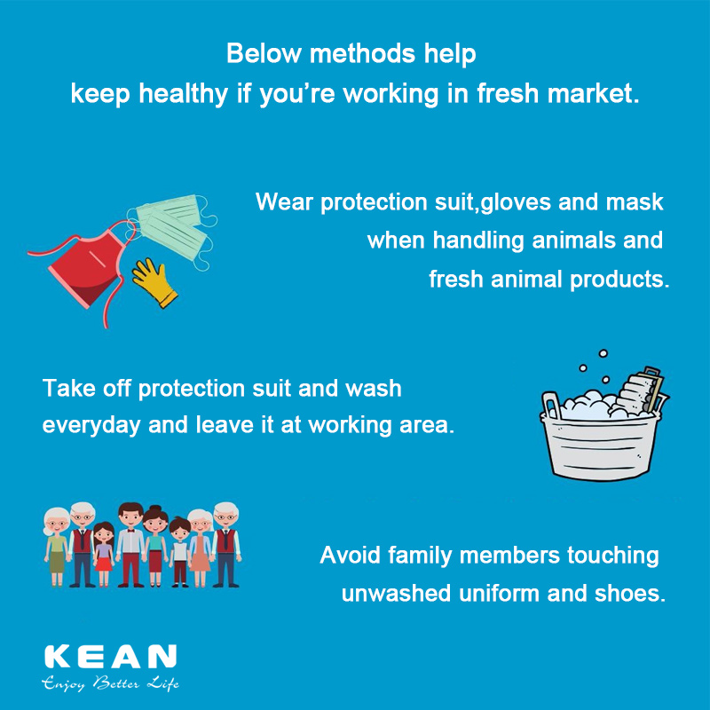 Below methods help keep healthy if you’re working in fresh market.