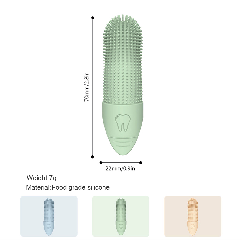 Finger toothbrush for dogs