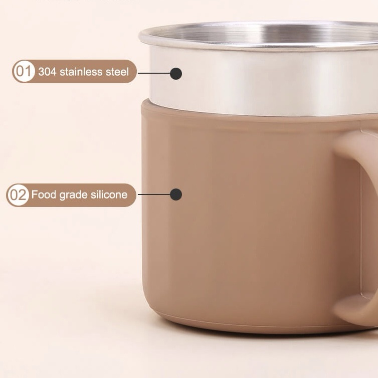 food grade silicone+304 stainless steel