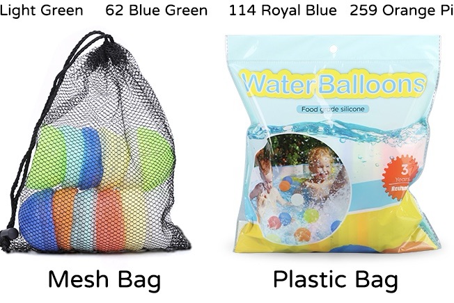 Silicone Bomb Water Ball Packaging