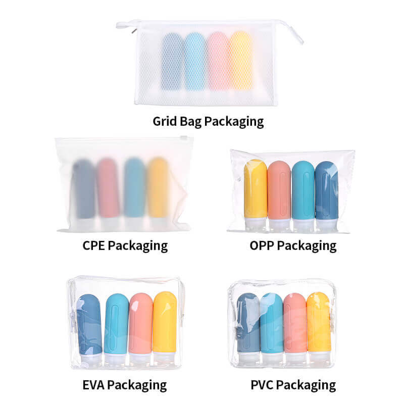 Capsule Silicone Travel Bottle Packaging