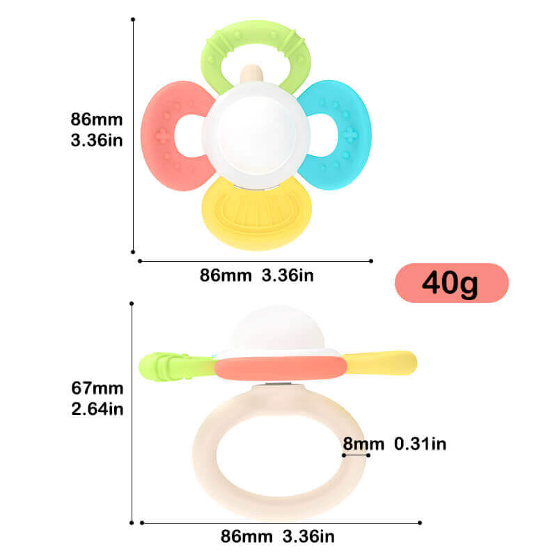 Rotating Teether Rattle Packaging Rotating Teether Rattle Packaging