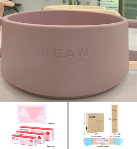 Silicone bag logo printing