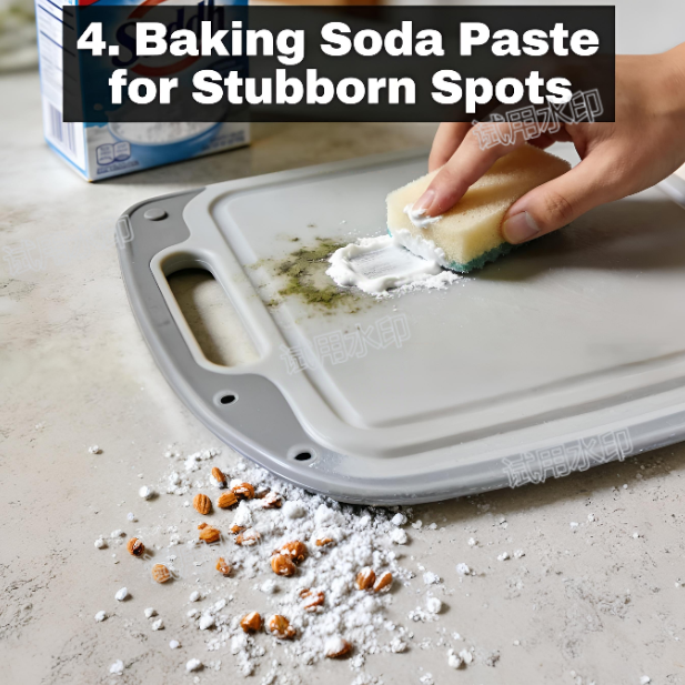 Baking Soda Paste for Stubborn Spots