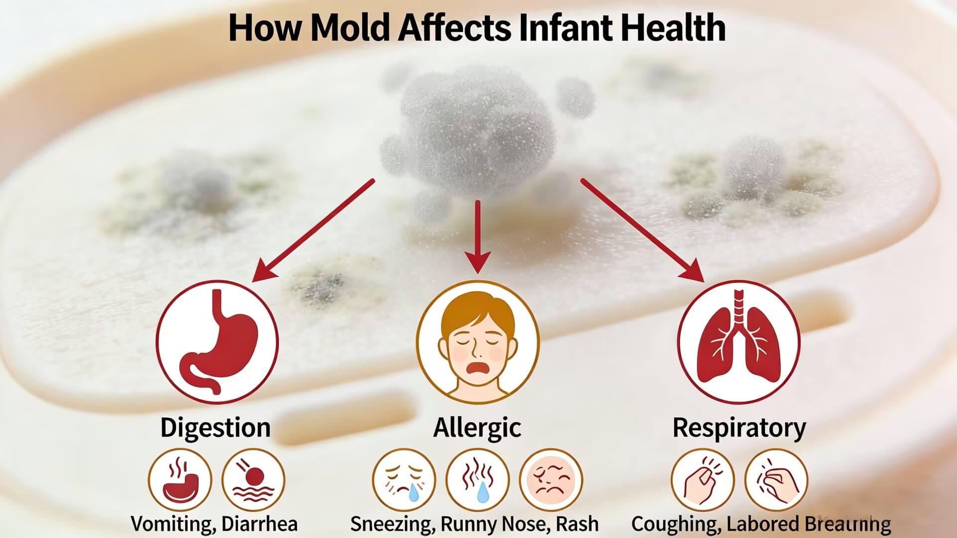 Negative Effects of Mold on Infants & Parents
