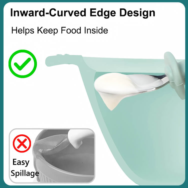 silicone weaning bowls