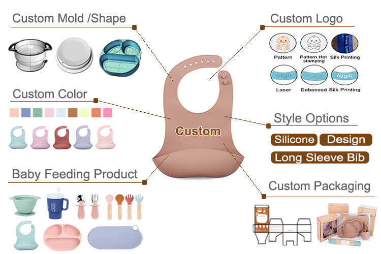 Custom Silicone Bib Custom Silicone Bib