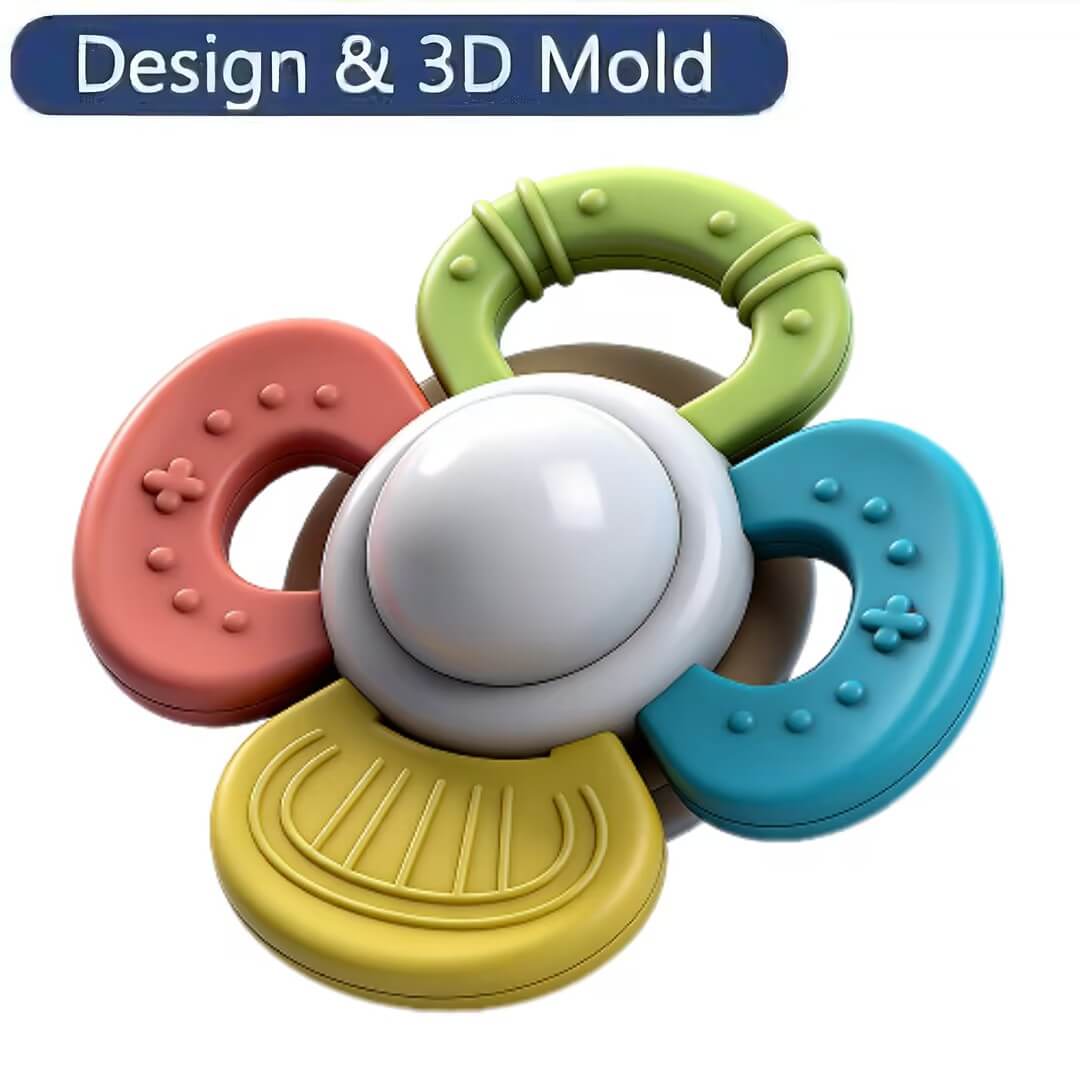 Silicone Rattle Teether Wholesale Silicone Rattle Teether Wholesale