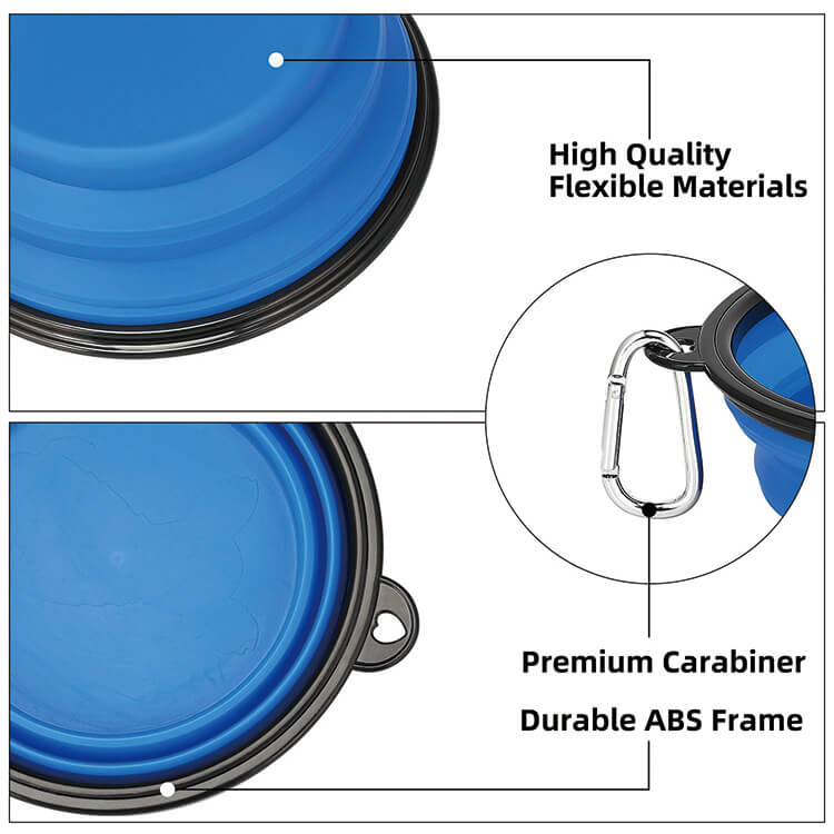 wholesale collapsible dog bowl