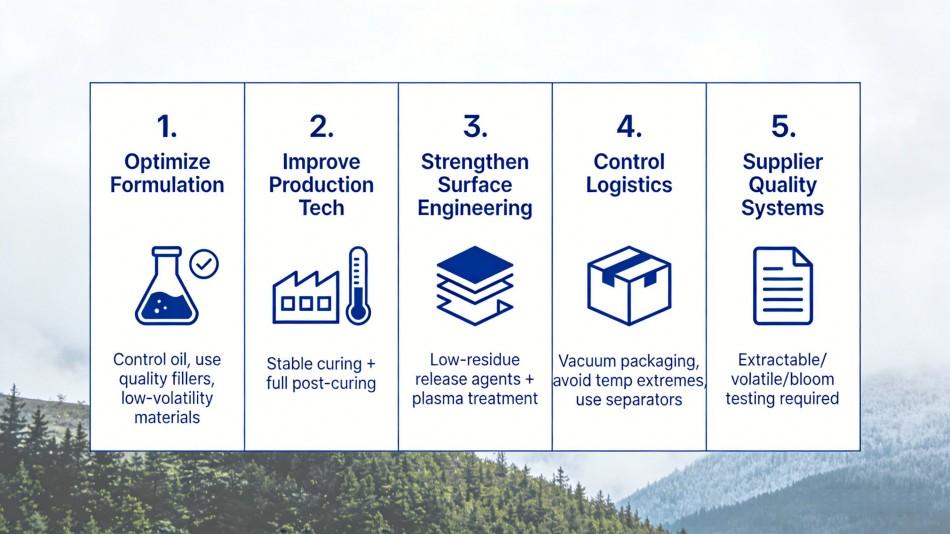 How to Prevent White Powder Formation