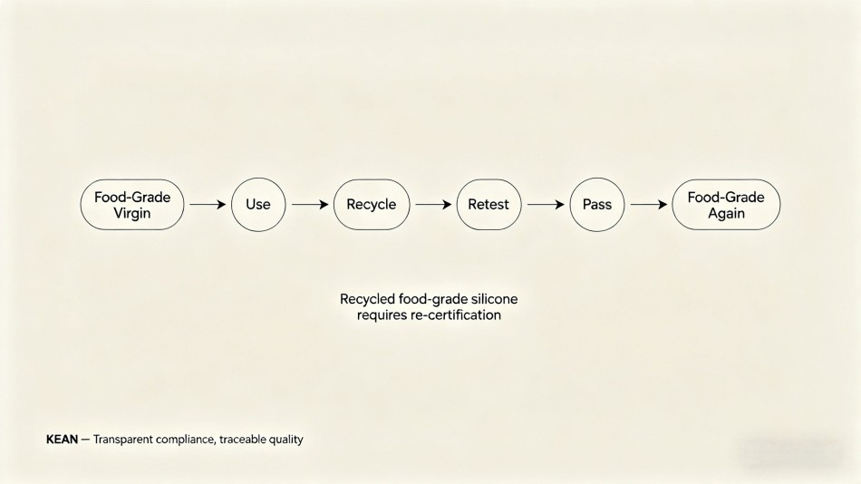 silicone product recycle process