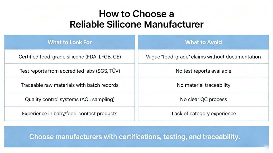 How to Choose a Reliable Silicone Manufacturer How to Choose a Reliable Silicone Manufacturer