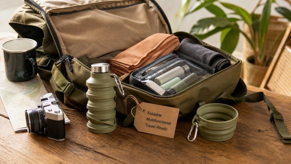 Foldable & multifunctional home and travel products Foldable & multifunctional home and travel products