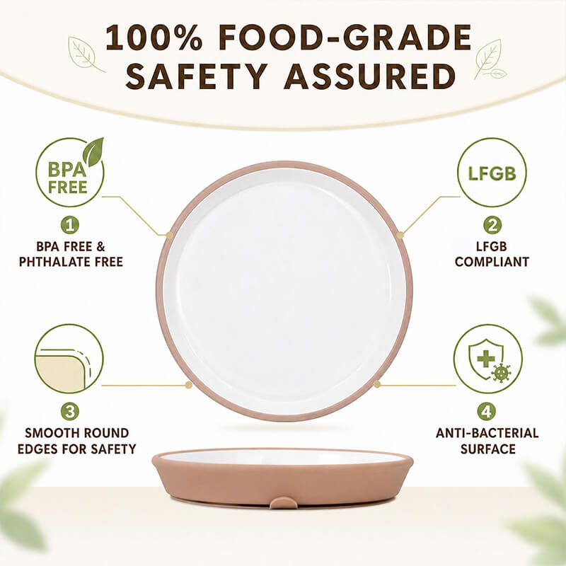 Infant Silicone Suction Plate