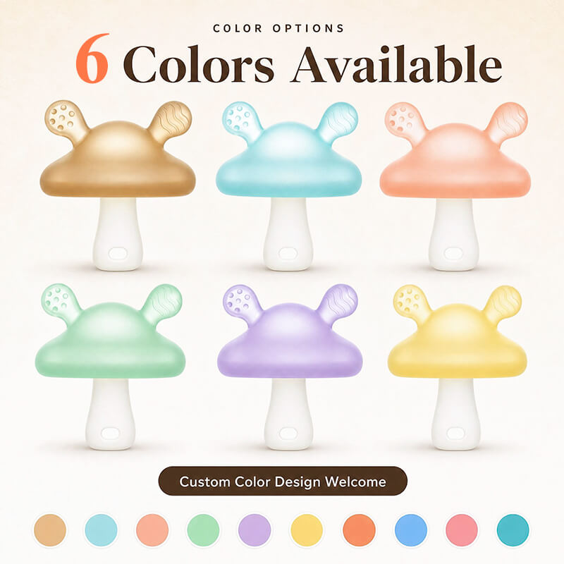 mushroom teething toy wholesale supplier