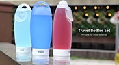 strong suction cup silicone travel bottle