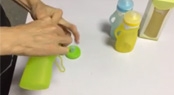 Foldable reusable baby food pouches