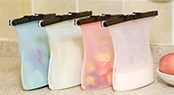 silicone food storage bags wholesale