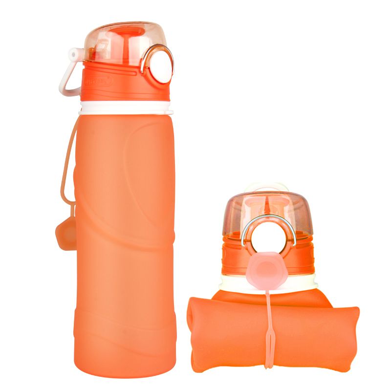 Silicone foldable water bottle