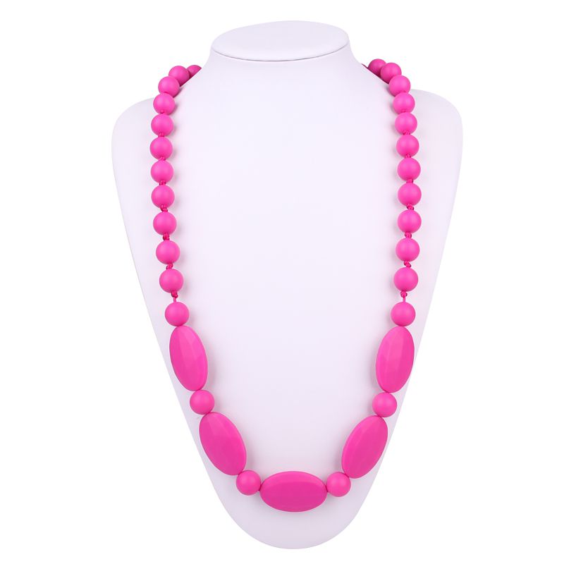 Silicone teething necklace wholesale