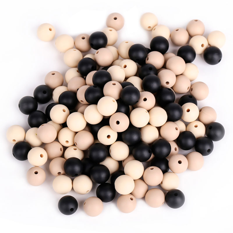 silicone baby teething beads