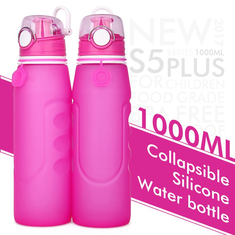 collapsible water bottle 1 litre