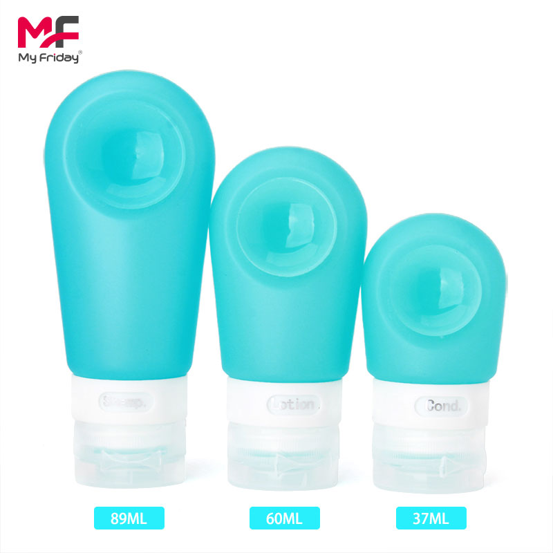 leak proof silicone travel bottle