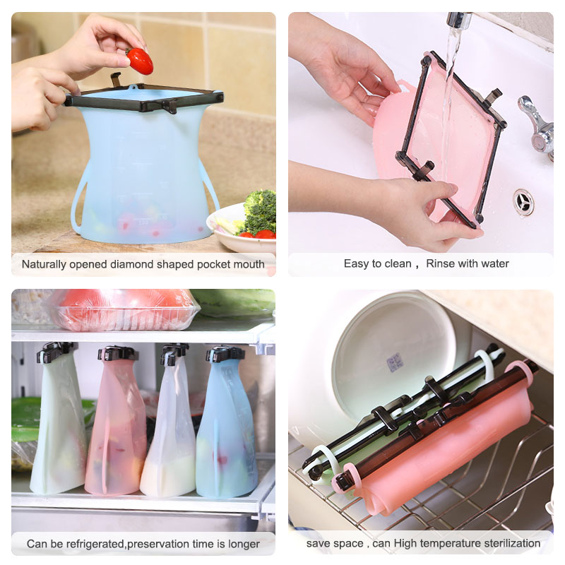 silicone food storage bags