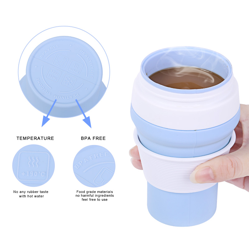 collapsible travel mug