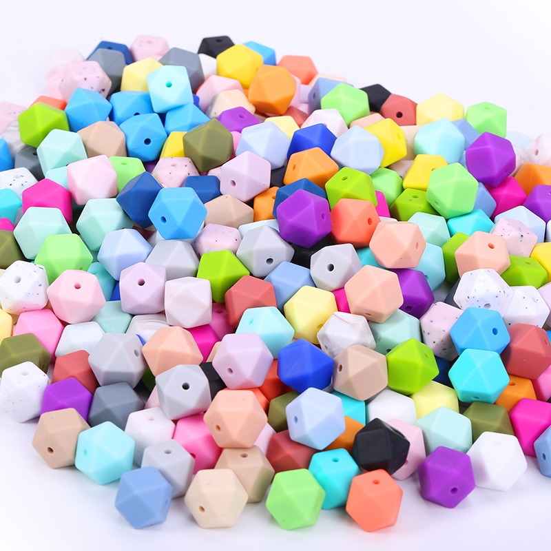 silicone baby beads