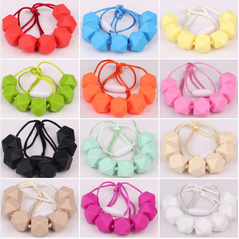 baby teething necklace for mom