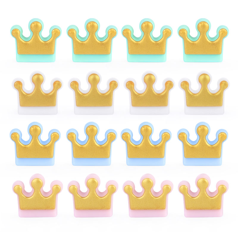 food grade silicone beads crown