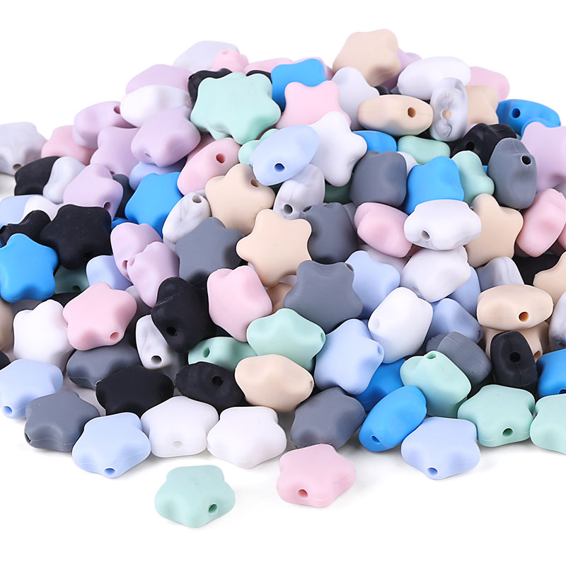 silicone beads star