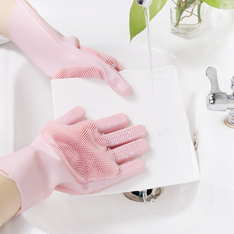 silicone dishwashing gloves