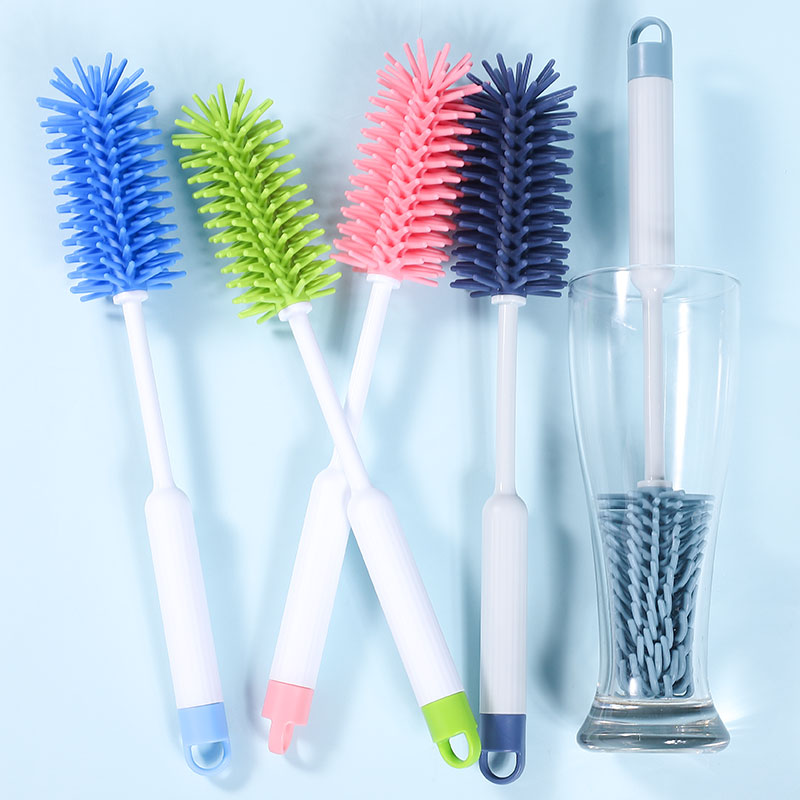 silicone bottle brush