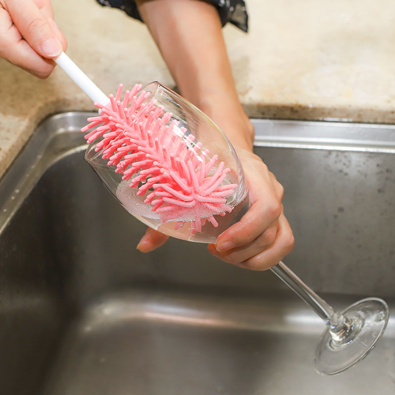 silicone bottle brush