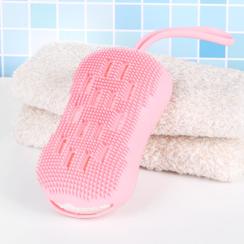 Silicone bath brush