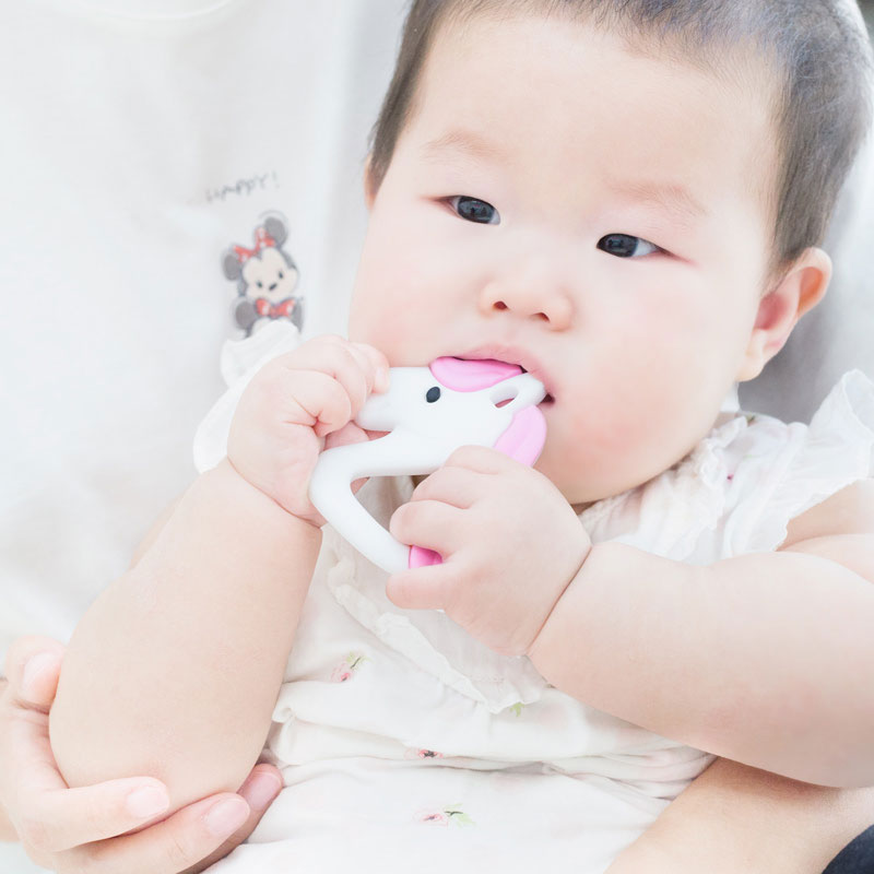 silicone baby teether