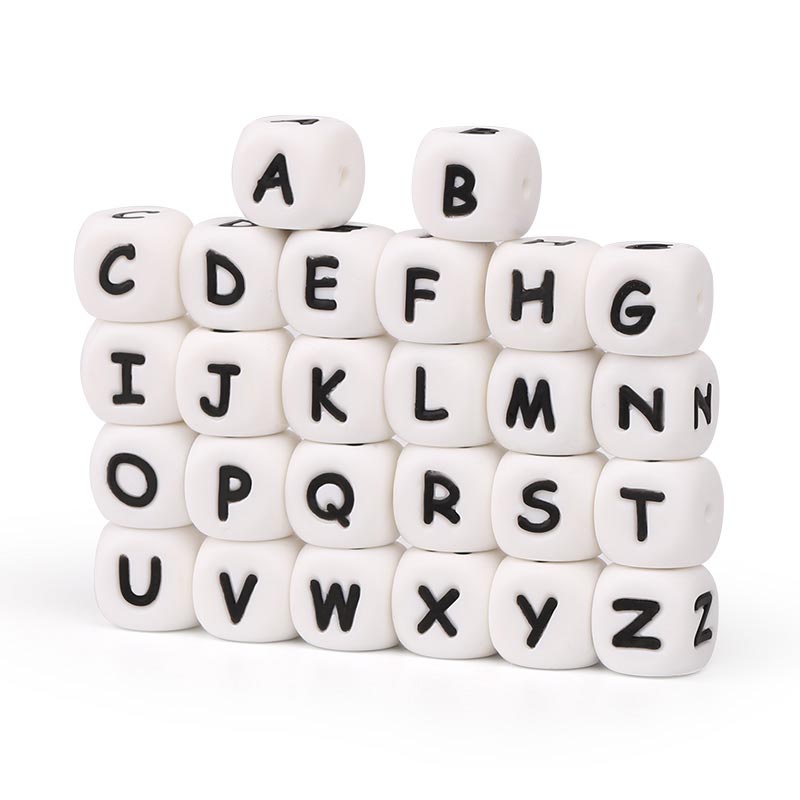 Wholesale Silicone Letter Beads