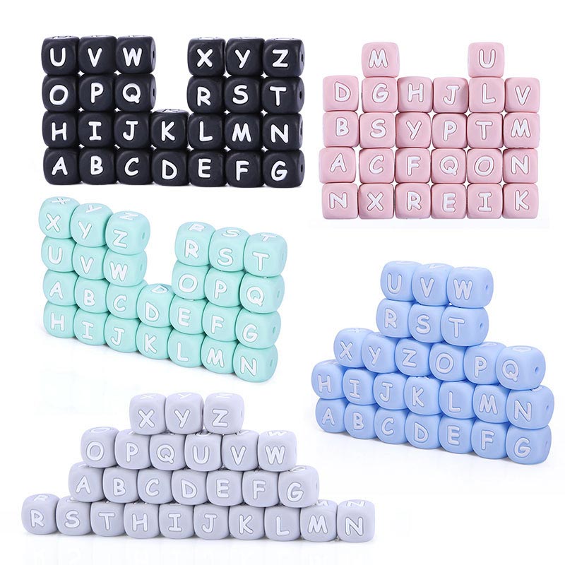 Wholesale Silicone Letter Beads