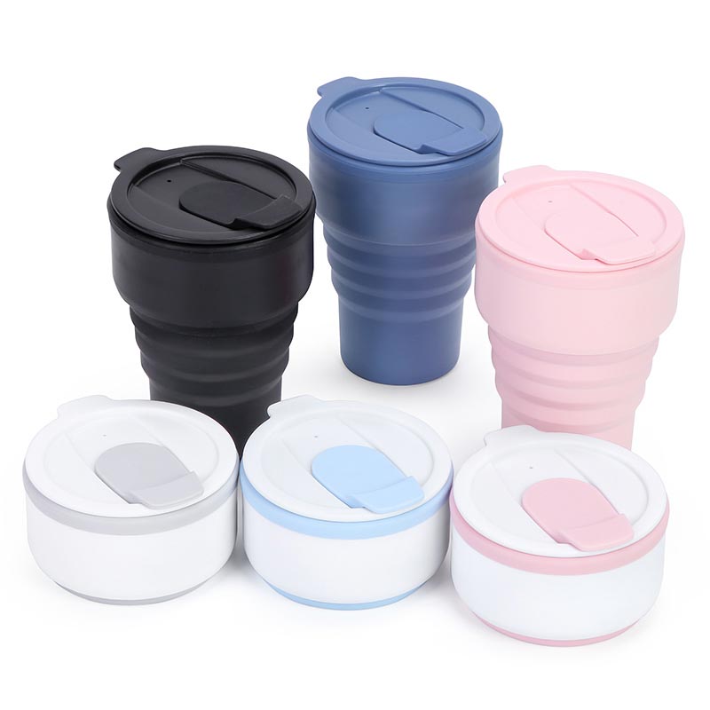 Collapsible Silicone Coffee Cup Custom