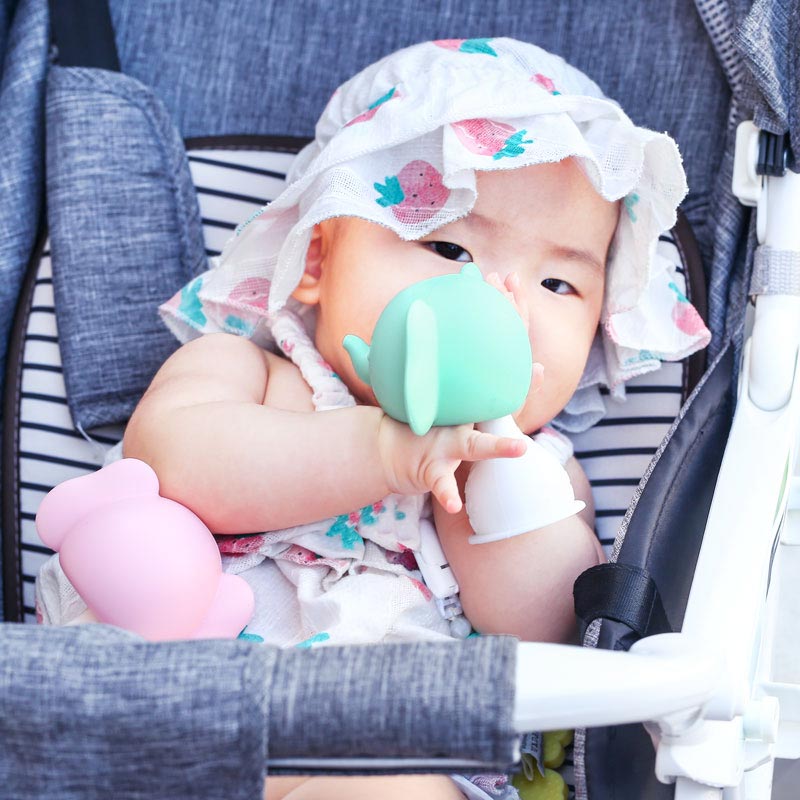 Elephant Silicone Rattle Teether Supplier